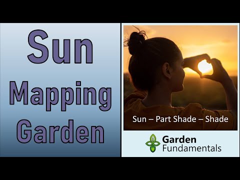 Sun Mapping Your Garden the Easy Way 🌞🌚🌗🌞Determine Sun, Shade and Part Shade