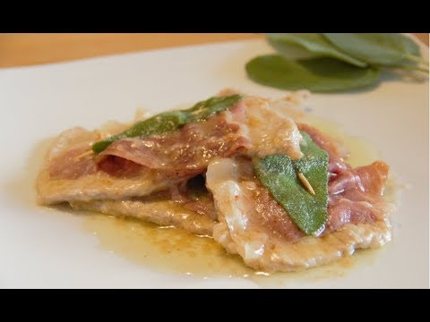 Saltimbocca Roman style - Italian traditional recipe (EN)