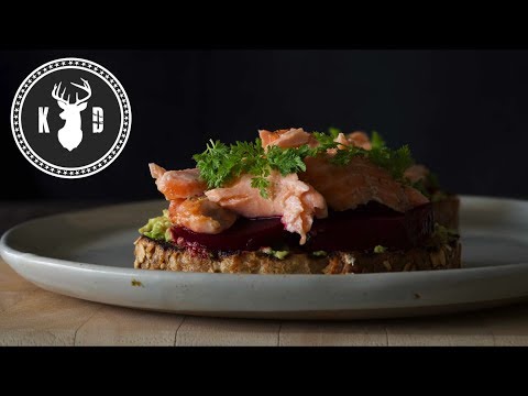 Roast Salmon, Avocado, Beetroot &amp; Chervil | Kitchen Daddy